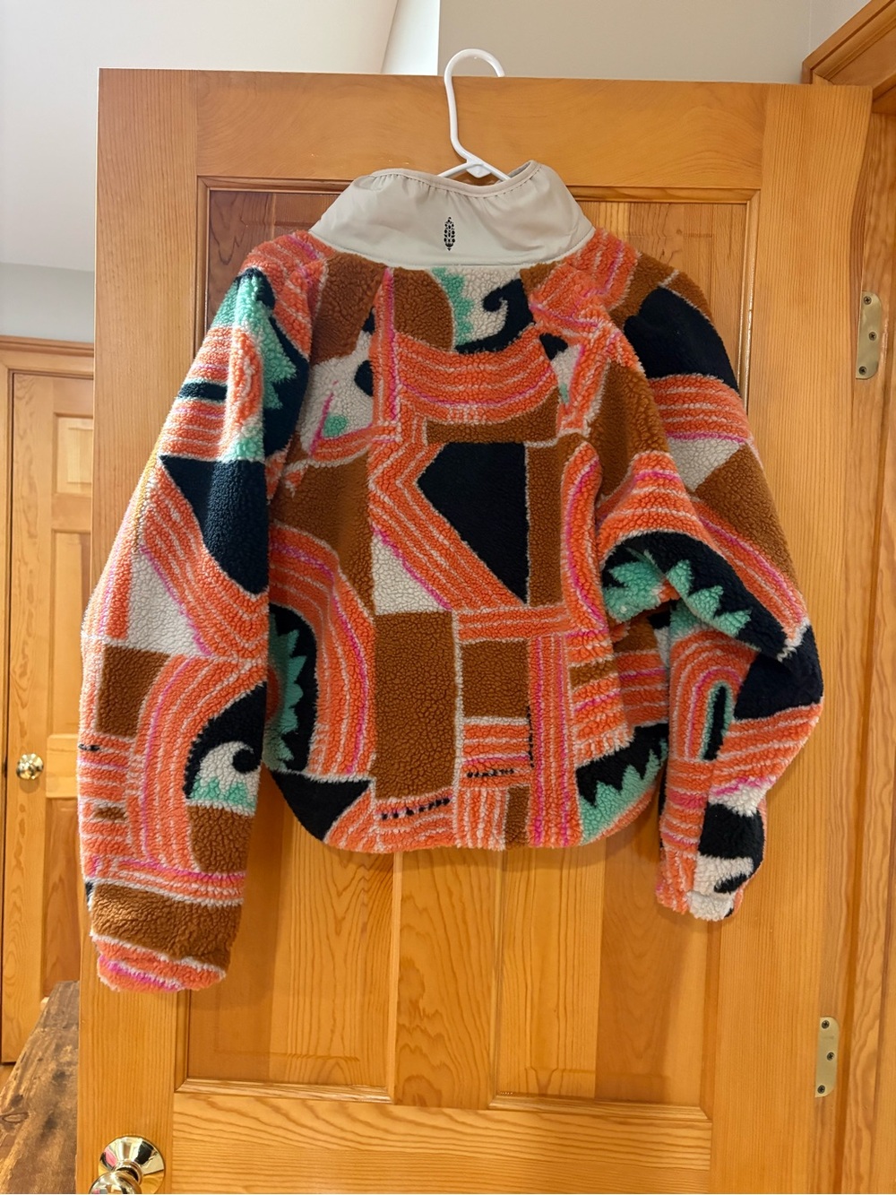 FP Movement by Free People Multicolor Fuzzy Sherpa Jacket - Picture 3 of 4